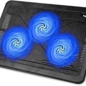 Havit HV-F2056 15.6"-17" Laptop Cooler Cooling Pad - Slim Portable USB Powered